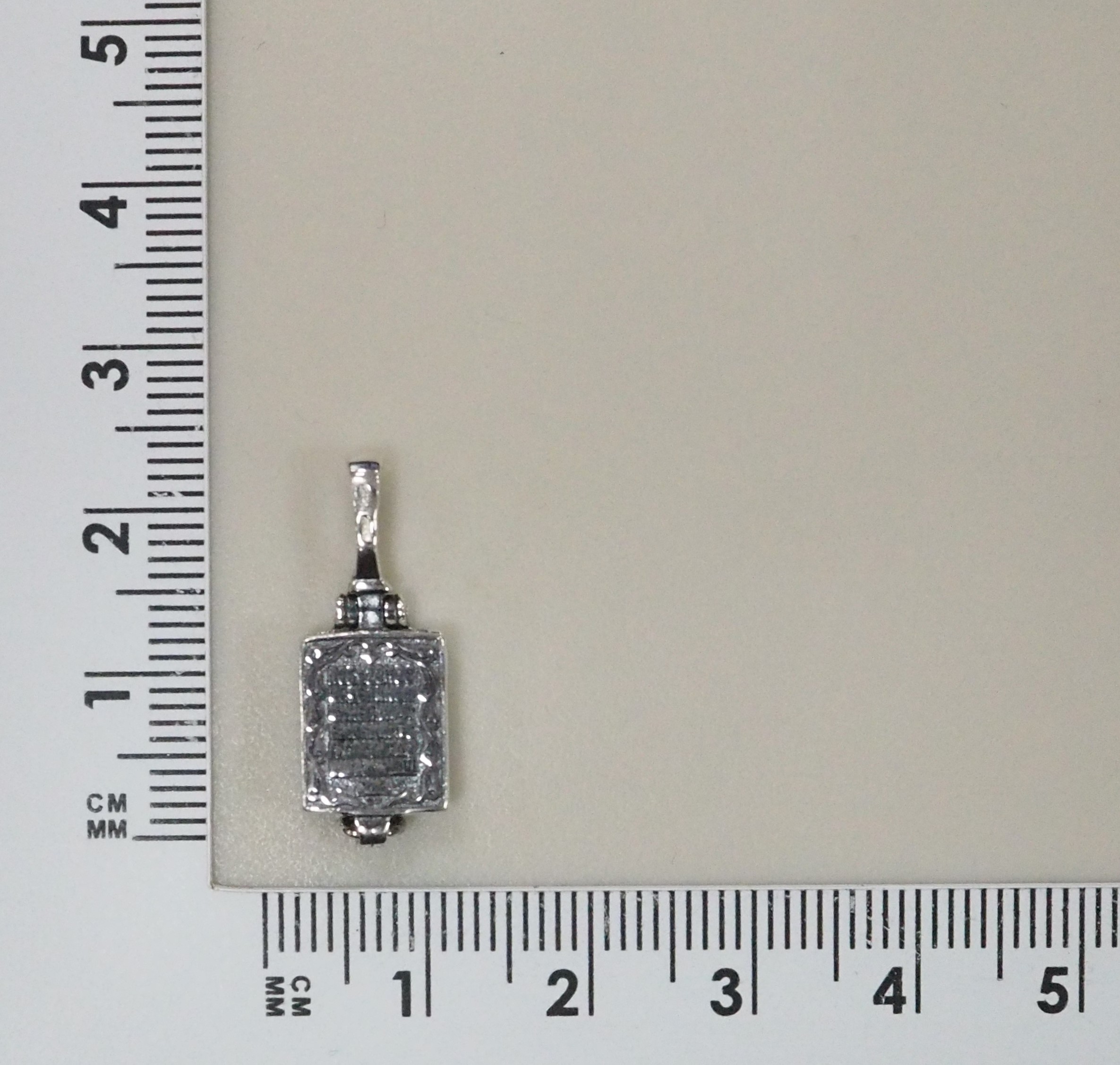 Серебряная подвеска "Скрижаль Георгий Победоносец"